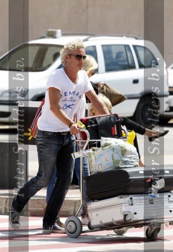 Ibiza 10 juli 2009
Wendy v  Dijk met zoontje Sem en vriend Erland Galjaard op vakantie 
Peter Smulders bv