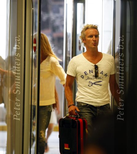 Ibiza 10 juli 2009
Wendy v  Dijk met zoontje Sem en vriend Erland Galjaard op vakantie 
Peter Smulders bv