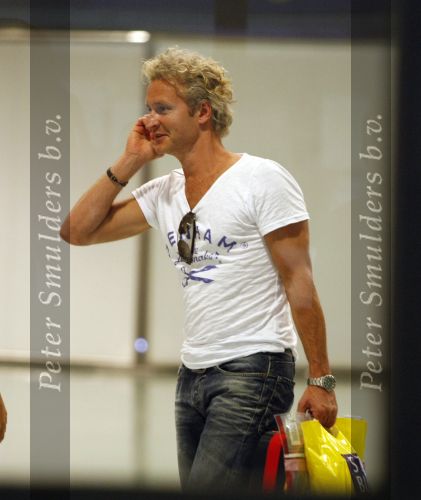 Ibiza 10 juli 2009
Wendy v  Dijk met zoontje Sem en vriend Erland Galjaard op vakantie 
Peter Smulders bv