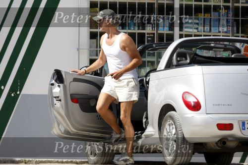 Ibiza 10 juli 2009
Wendy v  Dijk met zoontje Sem en vriend Erland Galjaard op vakantie 
Peter Smulders bv