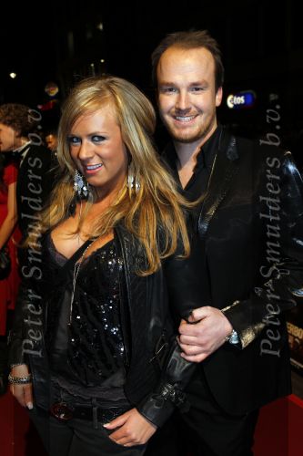 Amsterdam 15 februari 2010
Premiere Gangsterboys in Tuschinski. Fleur Mignon met vriend
Peter Smulders bv