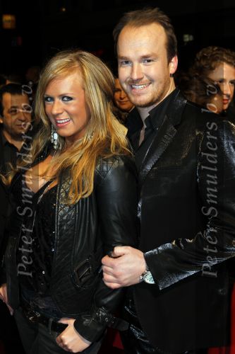 Amsterdam 15 februari 2010
Premiere Gangsterboys in Tuschinski. Fleur Mignon met vriend
Peter Smulders bv