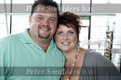 Rotterdam 28 juni 2009
Laatste optrden K3 in ahoy. Frans Duijts met vrouw en dochters
Peter Smulders bv