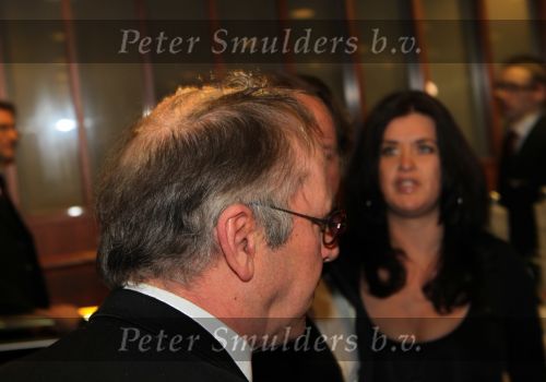Amsterdam, 28 Februari 2010
Modeshow Paul Schulten in het Okura Hotel.
Na de show een incident tussen journalist Ger Lammens en Patricia Paay.
Paay plette een warme bitterbal op het hoofd van Lammens
Foto Peter Smulders BV
