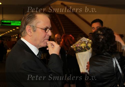 Amsterdam, 28 Februari 2010
Modeshow Paul Schulten in het Okura Hotel.
Na de show een incident tussen journalist Ger Lammens en Patricia Paay.
Paay plette een warme bitterbal op het hoofd van Lammens
Foto Peter Smulders BV