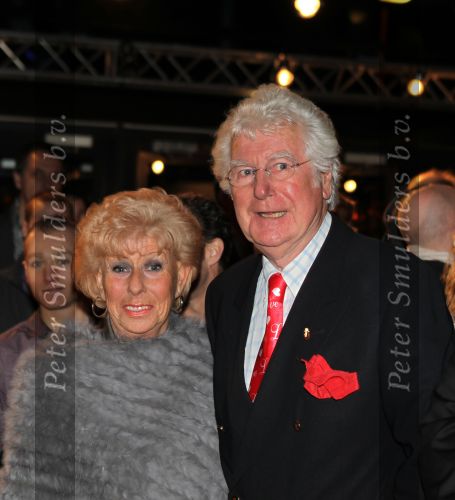 Hilversum, 3 Maart 2010 Uitreiking Gouden Harpen in Studio 22
Gerard Cox met zijn partner Martine Keesmaat
Foto Peter Smulders BV