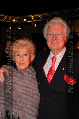 Hilversum, 3 Maart 2010 Uitreiking Gouden Harpen in Studio 22
Gerard Cox met zijn partner Martine Keesmaat
Foto Peter Smulders BV