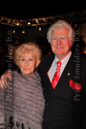 Hilversum, 3 Maart 2010 Uitreiking Gouden Harpen in Studio 22
Gerard Cox met zijn partner Martine Keesmaat
Foto Peter Smulders BV