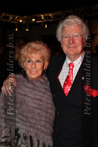 Hilversum, 3 Maart 2010 Uitreiking Gouden Harpen in Studio 22
Gerard Cox met zijn partner Martine Keesmaat
Foto Peter Smulders BV