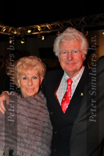 Hilversum, 3 Maart 2010 Uitreiking Gouden Harpen in Studio 22
Gerard Cox met zijn partner Martine Keesmaat
Foto Peter Smulders BV