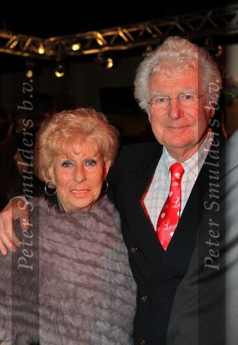 Hilversum, 3 Maart 2010 Uitreiking Gouden Harpen in Studio 22
Gerard Cox met zijn partner Martine Keesmaat
Foto Peter Smulders BV