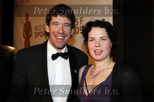 Amsterdam 15 december 2009
Sportman van het jaar verkiezing in de RAI. Gianni Romme met zijn vrouw
Peter Smulders bv