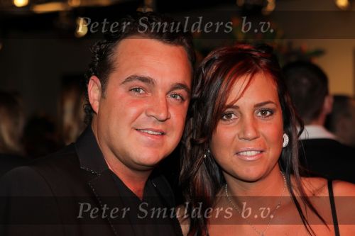 Hilversum, 3 Maart 2010 Uitreiking Gouden Harpen in Studio 22
Grad Damen met partner
Foto Peter Smulders BV