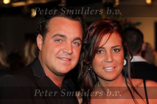 Hilversum, 3 Maart 2010 Uitreiking Gouden Harpen in Studio 22
Grad Damen met partner
Foto Peter Smulders BV