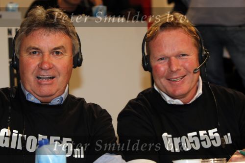 Hilversum 21 januari 2010
Rtl SBS en de NOS hebben samen een tv programma en aktie in elkaar gedraaid om zoveel mogelijk geld op te halen voor giro 55 ten bate van Haiti. Guus Hiddink en Ronald Koeman
Peter Smulders bv