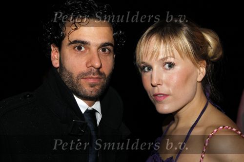 Amsterdam 27 januari 2010
Openingsshow van de fashion week. Hadewych Minis met vriend
Peter Smulders bv