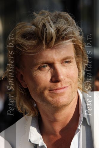 Amsterdam 6 augustus 2009
Premiere circus Stiletto in Carre. Hans Klok met zijn vriend
Peter Smulders bv