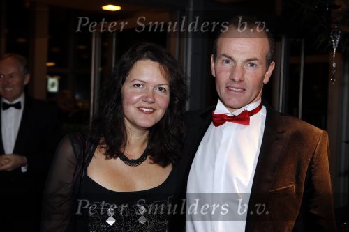 Amsterdam 15 december 2009
Sportman van het jaar verkiezing in de RAI. Henk Angenent met vrouw
Peter Smulders bv