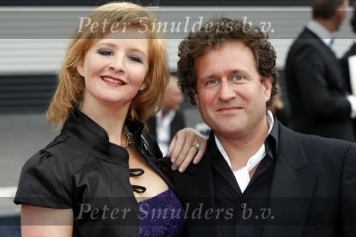 Hilversum 8 juni 2009
Uitreiking musical awards in studio 22. Hilke Bierman met man
Peter Smulders bv