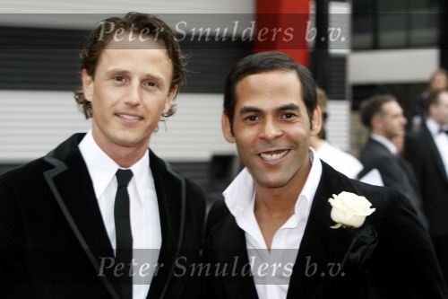 Hilversum 8 juni 2009
Uitreiking musical awards in studio 22. Ivo Chundro met vriend
Peter Smulders bv