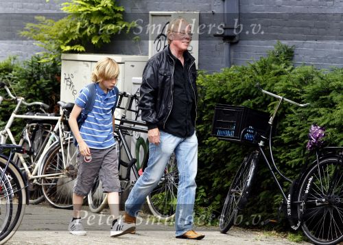 Amsterdam 9 juni 2009
Jack Spijkerman met zijn zoontje op straat.
Peter Smulders bv