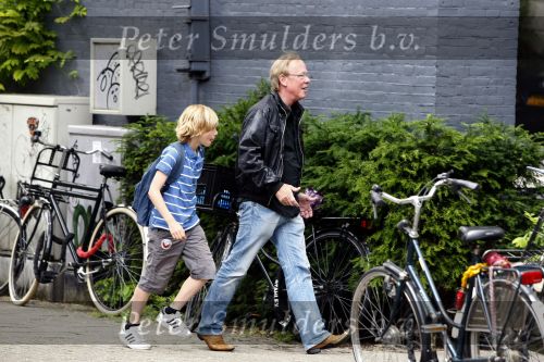 Amsterdam 9 juni 2009
Jack Spijkerman met zijn zoontje op straat.
Peter Smulders bv