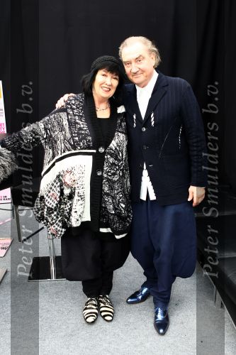 Amsterdam, 31 Januari 2010
Amsterdam International Fashion Week 
Jan Janssen met zijn vrouw