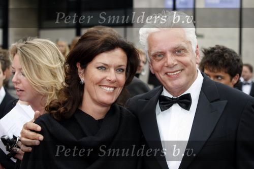 Hilversum 8 juni 2009
Uitreiking musical awards in studio 22. Jan Slagter met zijn vrouw
Peter Smulders bv