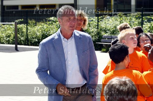 Den Haag 2 juni 2009
Prinses Maxima en Johan Cruijff openen cruijff voetbalveld in Den Haag.
Peter Smulders bv