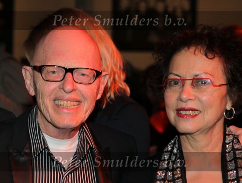 Hilversum, 3 Maart 2010 Uitreiking Gouden Harpen in Studio 22
Joop Stokkermans met partner
Foto Peter Smulders BV