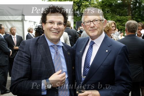 Breukelen 17 juni 2009
Haringparty op Neijenrode. Pieter v Vollenhoven met Khalil Farjallah
Peter Smulders bv