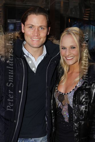 Amsterdam 30 januari 2010
Premiere de prinses en de kikker in Tuschinski. Kimberly Klaver met vriend
Peter Smulders bv