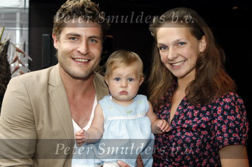 Amsterdam 12 juni 2009
Papa van het jaar verkiezing 
Koertjan de Bruijn met zijn vriendin Charlotte en dochter.