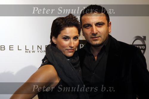 Amsterdam 30 januari 2010
Modeshow suptertrash tijdens amsterdam fashion week. Kristina bazilovic met vriend
Peter Smulders bv