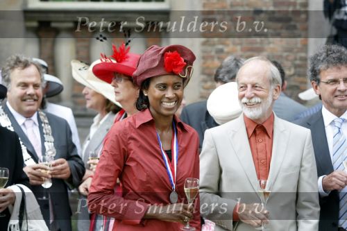 Breukelen 17 juni 2009
Haringparty op Neijenrode. Laetitia Griffith met man
Peter Smulders bv