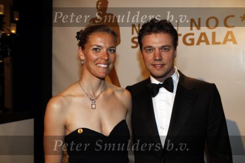 Amsterdam 15 december 2009
Sportman van het jaar verkiezing in de RAI. Lobke Berkhout met partner
Peter Smulders bv