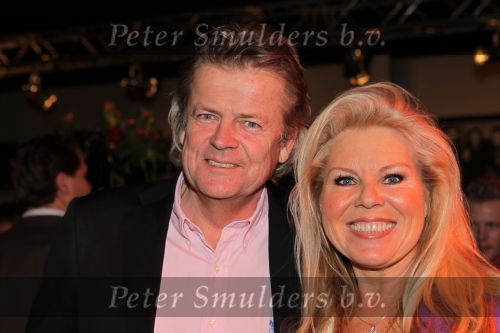 Hilversum, 3 Maart 2010 Uitreiking Gouden Harpen in Studio 22
Marga Scheide met partner
Foto Peter Smulders BV