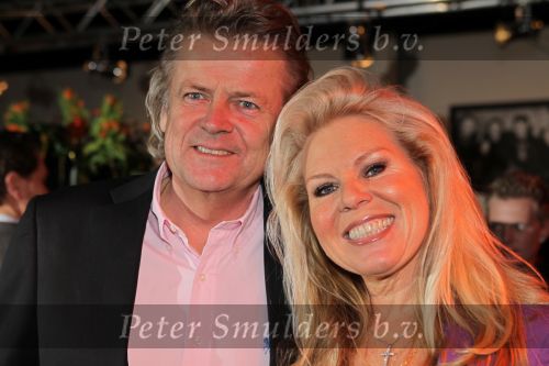 Hilversum, 3 Maart 2010 Uitreiking Gouden Harpen in Studio 22
Marga Scheide met partner
Foto Peter Smulders BV