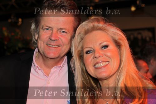 Hilversum, 3 Maart 2010 Uitreiking Gouden Harpen in Studio 22
Marga Scheide met partner
Foto Peter Smulders BV