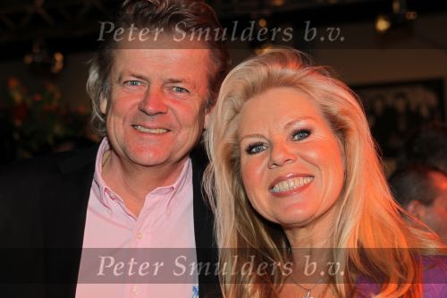 Hilversum, 3 Maart 2010 Uitreiking Gouden Harpen in Studio 22
Marga Scheide met partner
Foto Peter Smulders BV