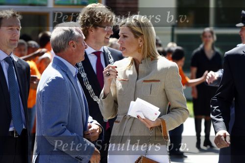 Den Haag 2 juni 2009
Prinses Maxima en Johan Cruijff openen cruijff voetbalveld in Den Haag.
Peter Smulders bv