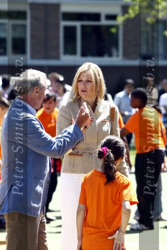 Den Haag 2 juni 2009
Prinses Maxima en Johan Cruijff openen cruijff voetbalveld in Den Haag.
Peter Smulders bv