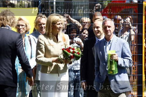Den Haag 2 juni 2009
Prinses Maxima en Johan Cruijff openen cruijff voetbalveld in Den Haag.
Peter Smulders bv