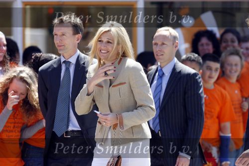 Den Haag 2 juni 2009
Prinses Maxima en Johan Cruijff openen cruijff voetbalveld in Den Haag.
Peter Smulders bv