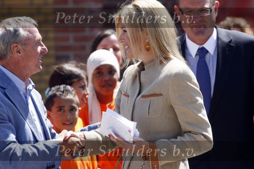 Den Haag 2 juni 2009
Prinses Maxima en Johan Cruijff openen cruijff voetbalveld in Den Haag.
Peter Smulders bv