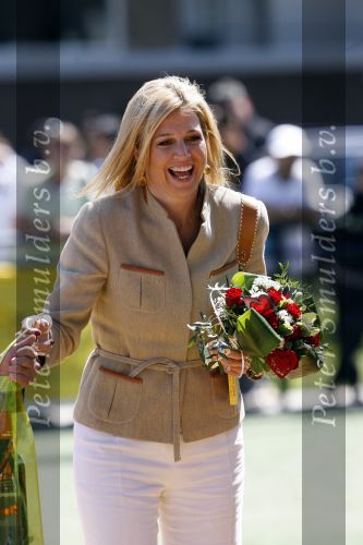 Den Haag 2 juni 2009
Prinses Maxima en Johan Cruijff openen cruijff voetbalveld in Den Haag.
Peter Smulders bv