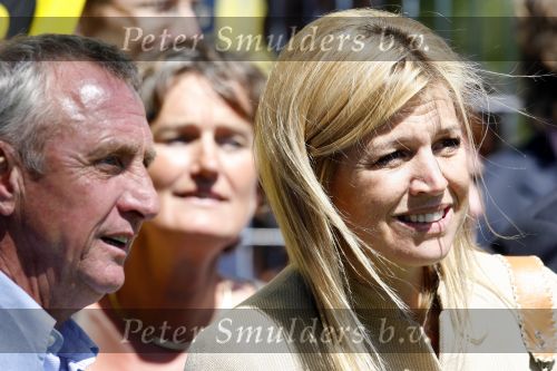 Den Haag 2 juni 2009
Prinses Maxima en Johan Cruijff openen cruijff voetbalveld in Den Haag.
Peter Smulders bv