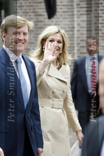 Apeldoorn 6 juni 2009
De koninklijke familie bezoekt paleis het Loo een maand na de aanslag. Prinses Maxima en Prins Willem Alexander
Peter Smulders bv