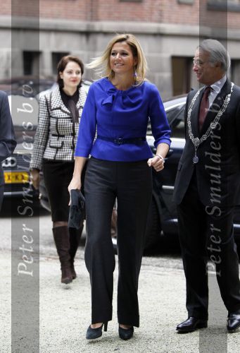 Den Haag 25 januari 2010
Prinses Maxima bezoekt bijeenkomst wereldomroep in het vredespaleis.
Peter Smulders bv