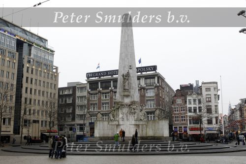 Amsterdam 23 januari 2010
Paleis op de dam in de steigers en het monument op de dam.
Peter Smulders bv